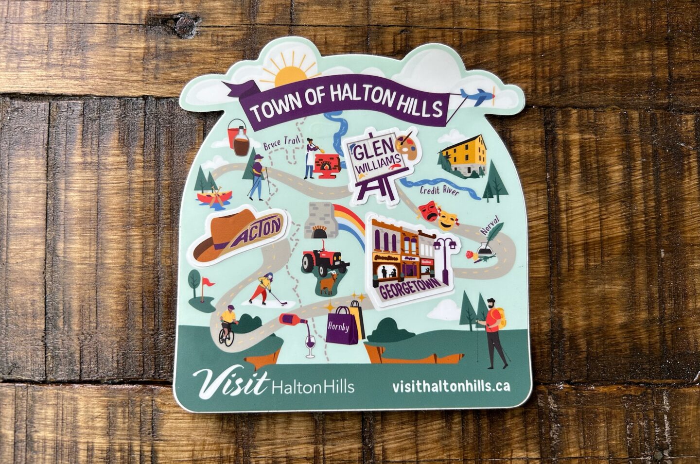 Explore Halton Hills this Summer with the Sticker Map Program!