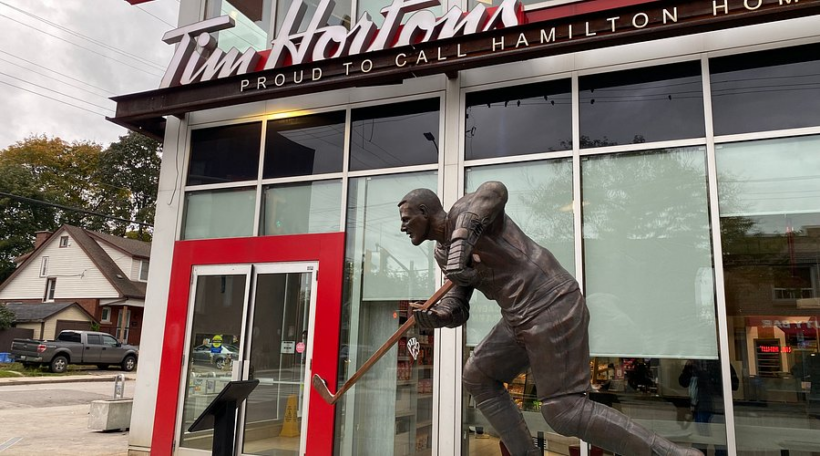 the outside of the first Tim Hortons on Ottawa Street