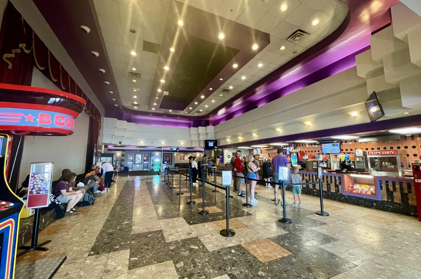 the inside of Film.CA Cinema