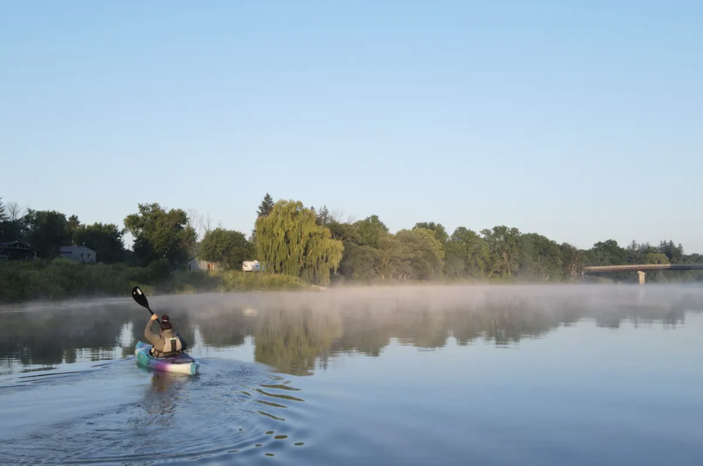 Moonlight Witch Paddle Along the Grand River